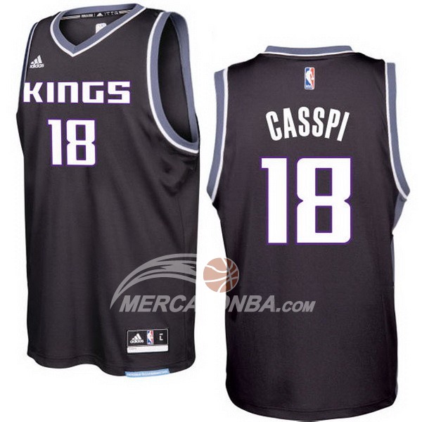 Maglia NBA Casspi Sacramento Kings Negro